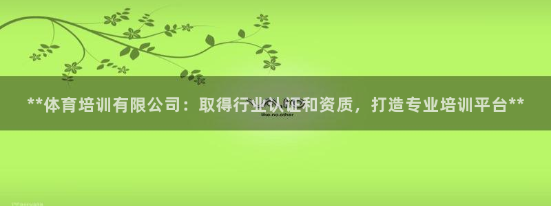 耀世集团商业联盟招聘：**体育培训有限公司：取得行业